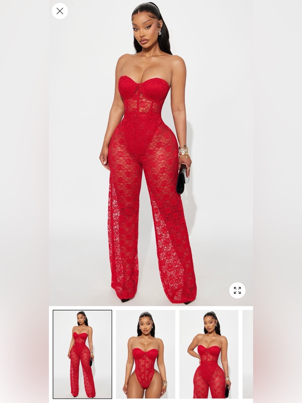 Lace Corset Set
